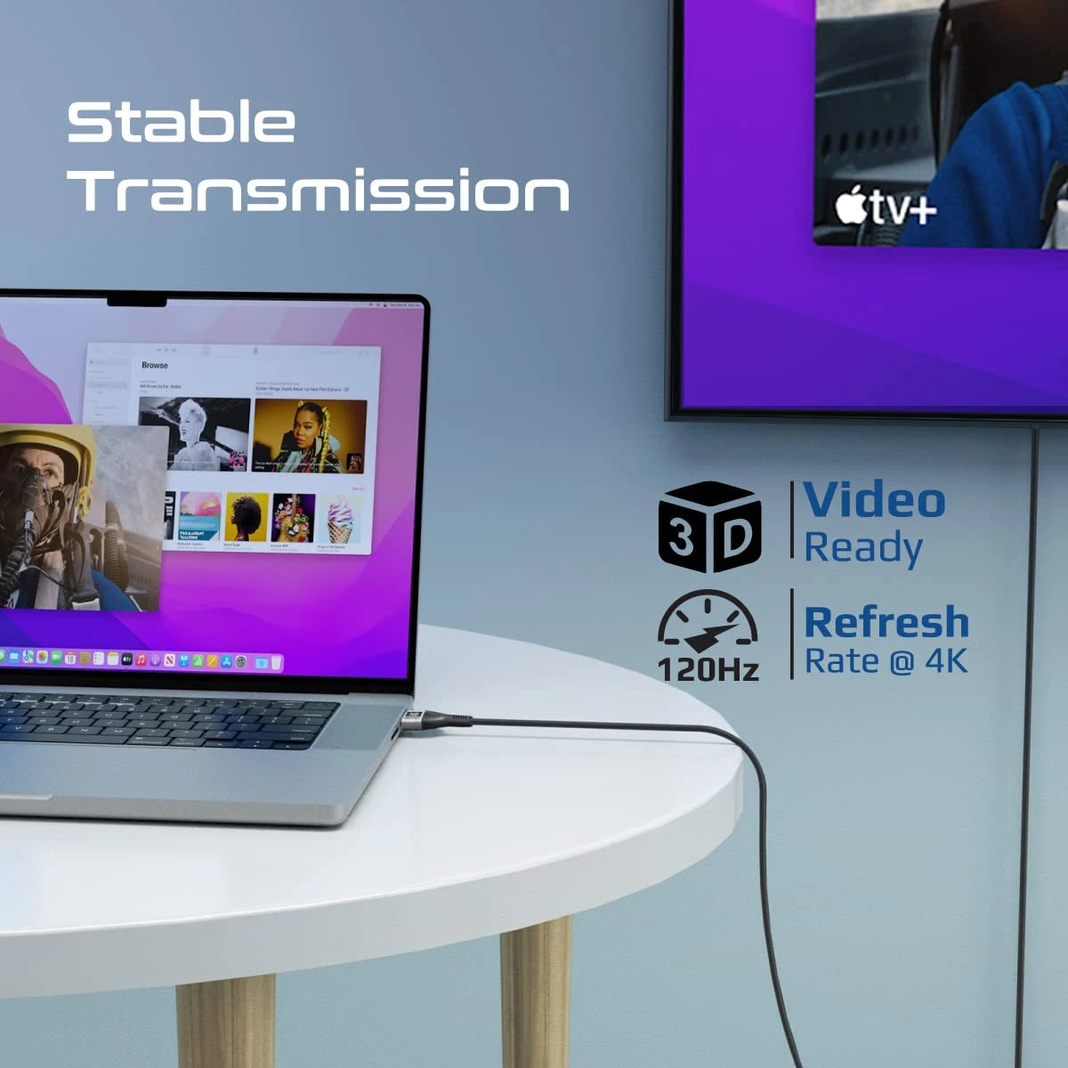 Promate PrimeLink8K-300 Certified Ultra-High-Speed 8K@60Hz HDMI® Cable - 3m