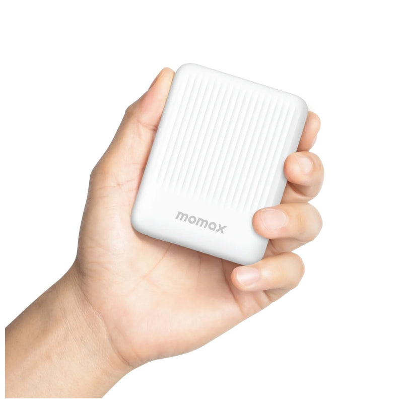 Momax Q.Mag 10000mAh Magnetic Wireless Power Bank - White