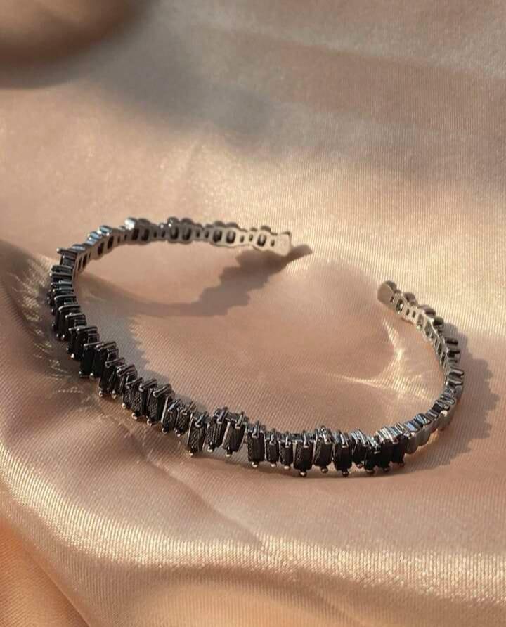 Open cubic zirconia decoration bracelet for women for party banquet wedding