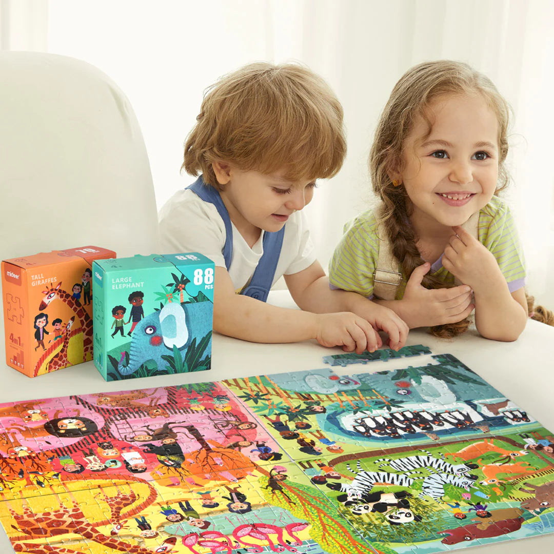 لعبة تركيب أربعة بواحد من ميدير – الحيوان