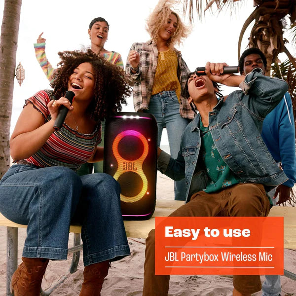 JBL PartyBox ميكروفون اللاسلكي الرقمي - صوت نقي، اتصال مستقر