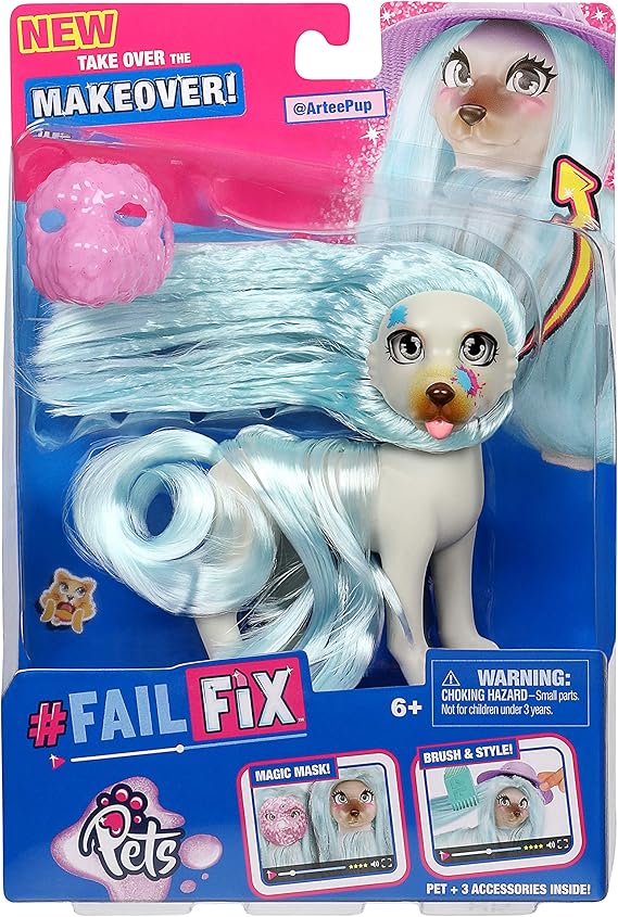 MOOSE FailFix ArteePup – Fashion Pet Total Makeover Toy!