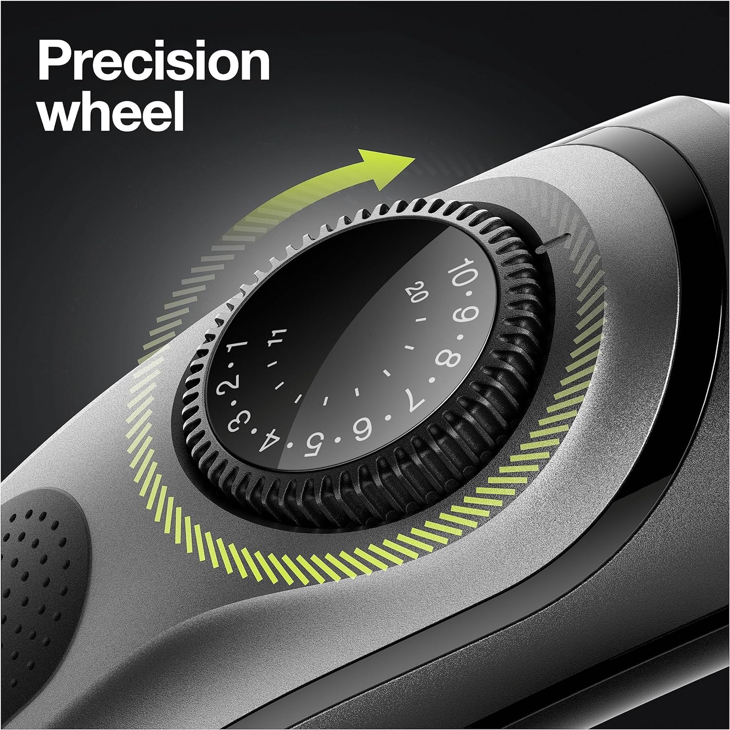 Braun Beard Trimmer: 39 Length Settings, Hair Clippers, Gillette Fusion5 - Silver