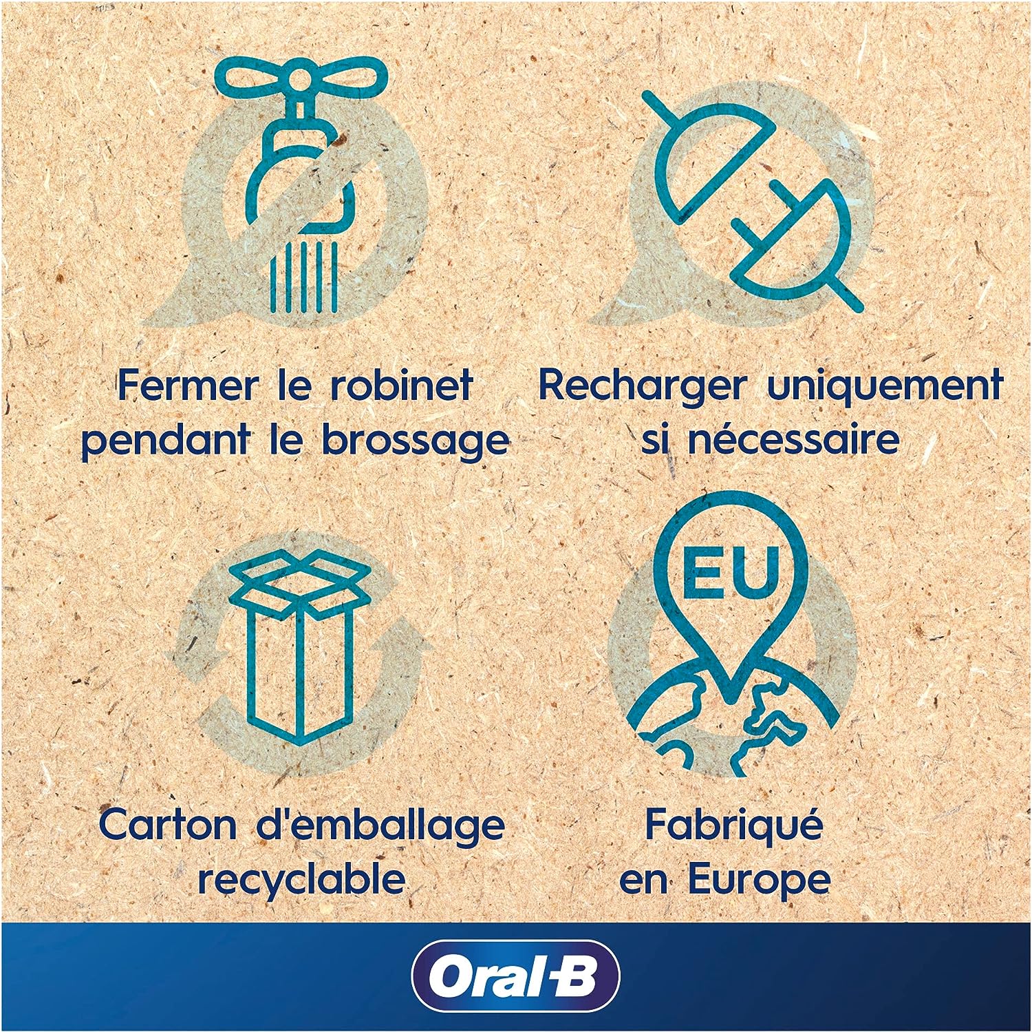 فرشاة أسنان أورال بي من براون برو 1 750 الكهربائية مع تقنية ثلاثية الأبعاد وحافظة