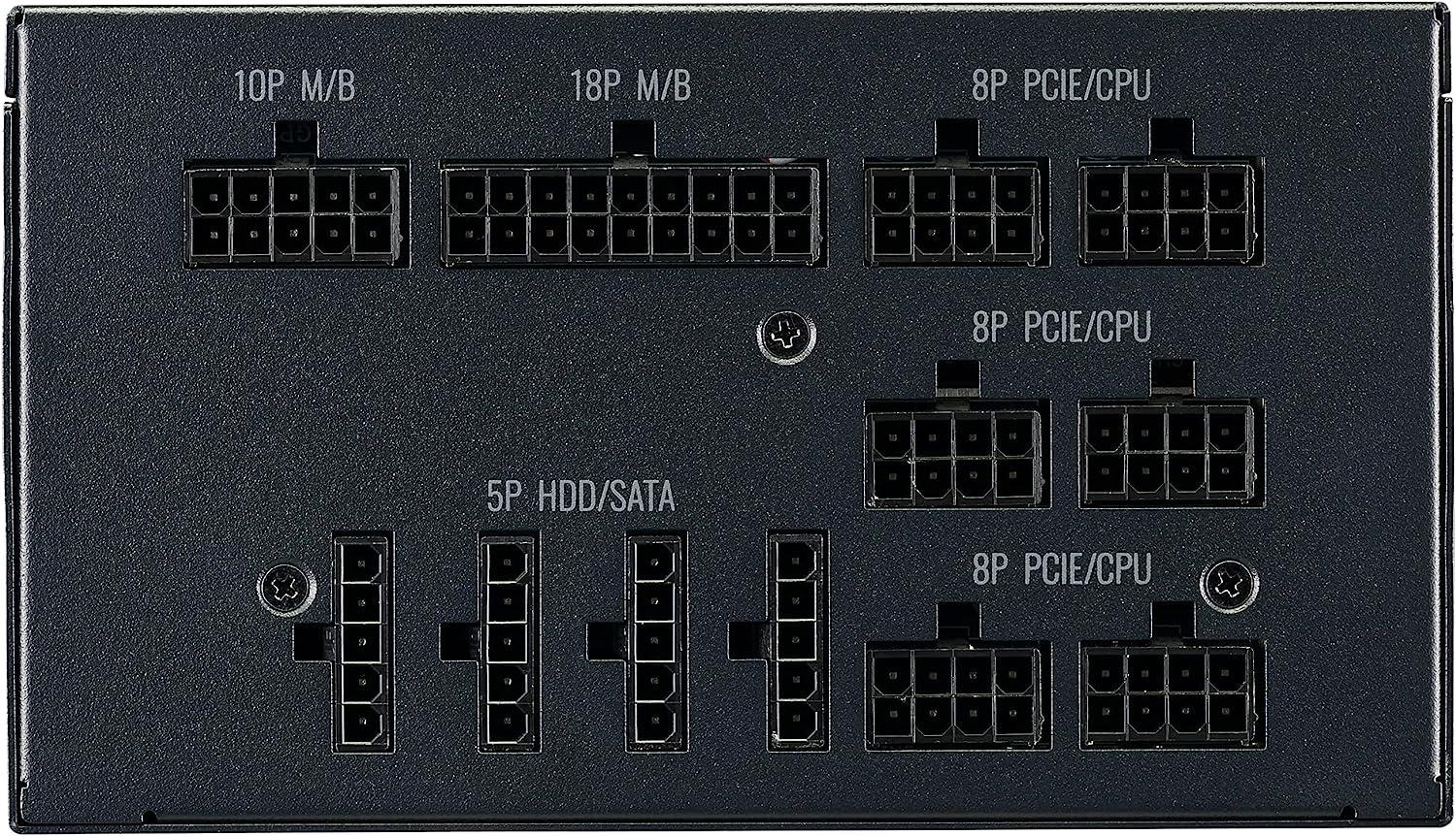 Cooler Master MWE Gold 1250 V2، 1250 واط، معياري بالكامل، معتمد من 80+ Gold