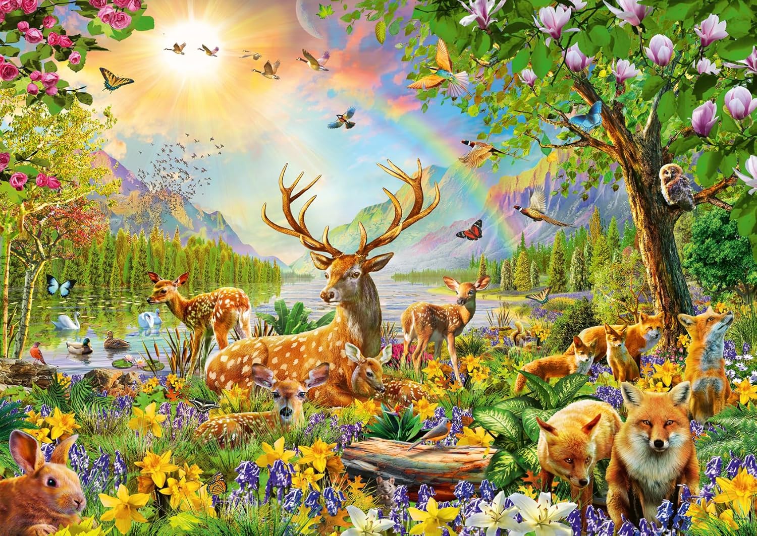 أحجية Ravensburger 200 قطعة XXL - Deer