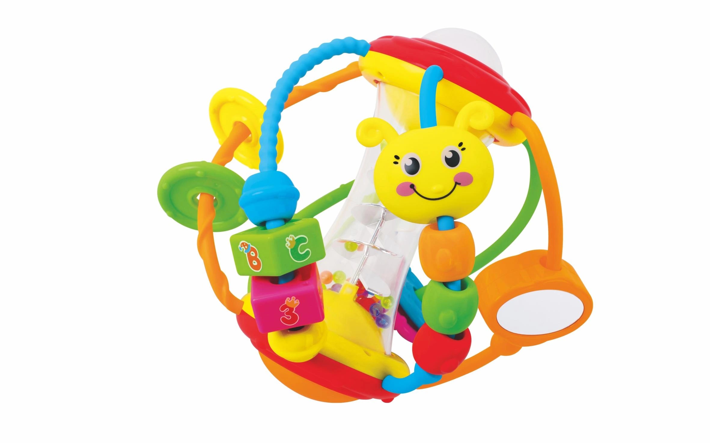 Hola Toddlers World Activity Ball - Fine Motor Skills Development Toy