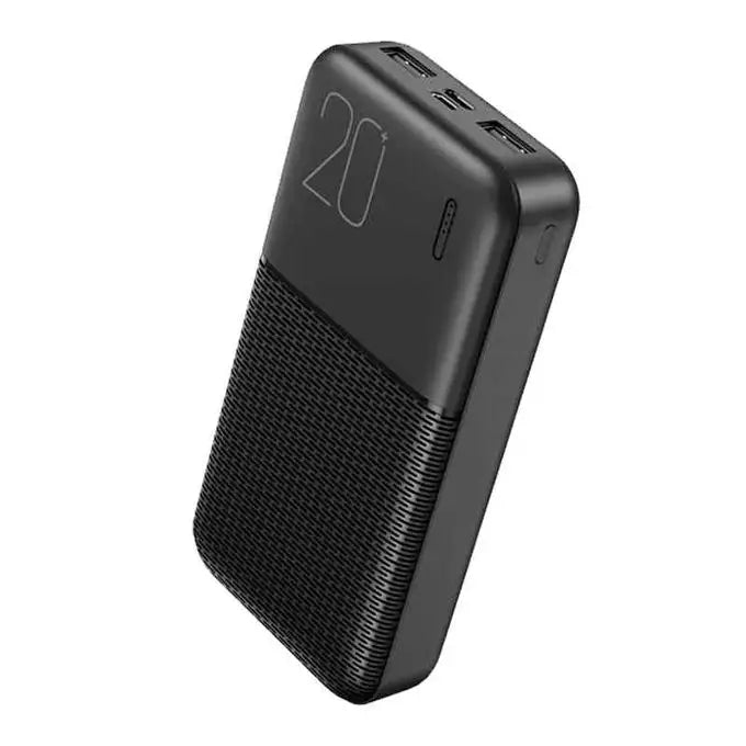 باور بانك XO-PR198 سريع 20000mAh – شاحن متنقل أسود