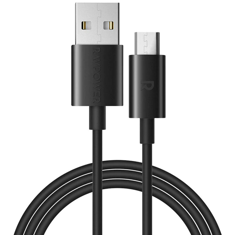 RAVPower RP-CB043 USB Type A to Micr Cable 1m  TPE Black