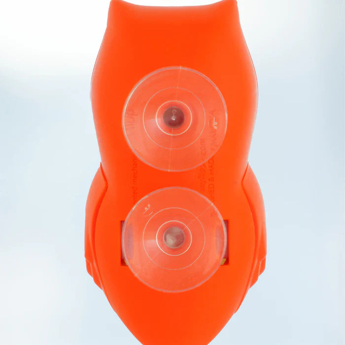 Flipper Fun Animal Toothbrush Cover with Suction Cup Holder - Owl