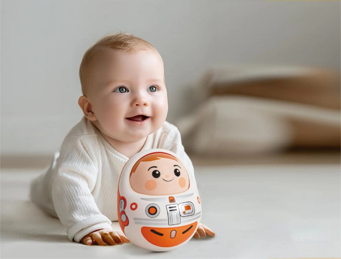 Hola Tumbler Doll - Roly-Poly Baby Toy, 3M+