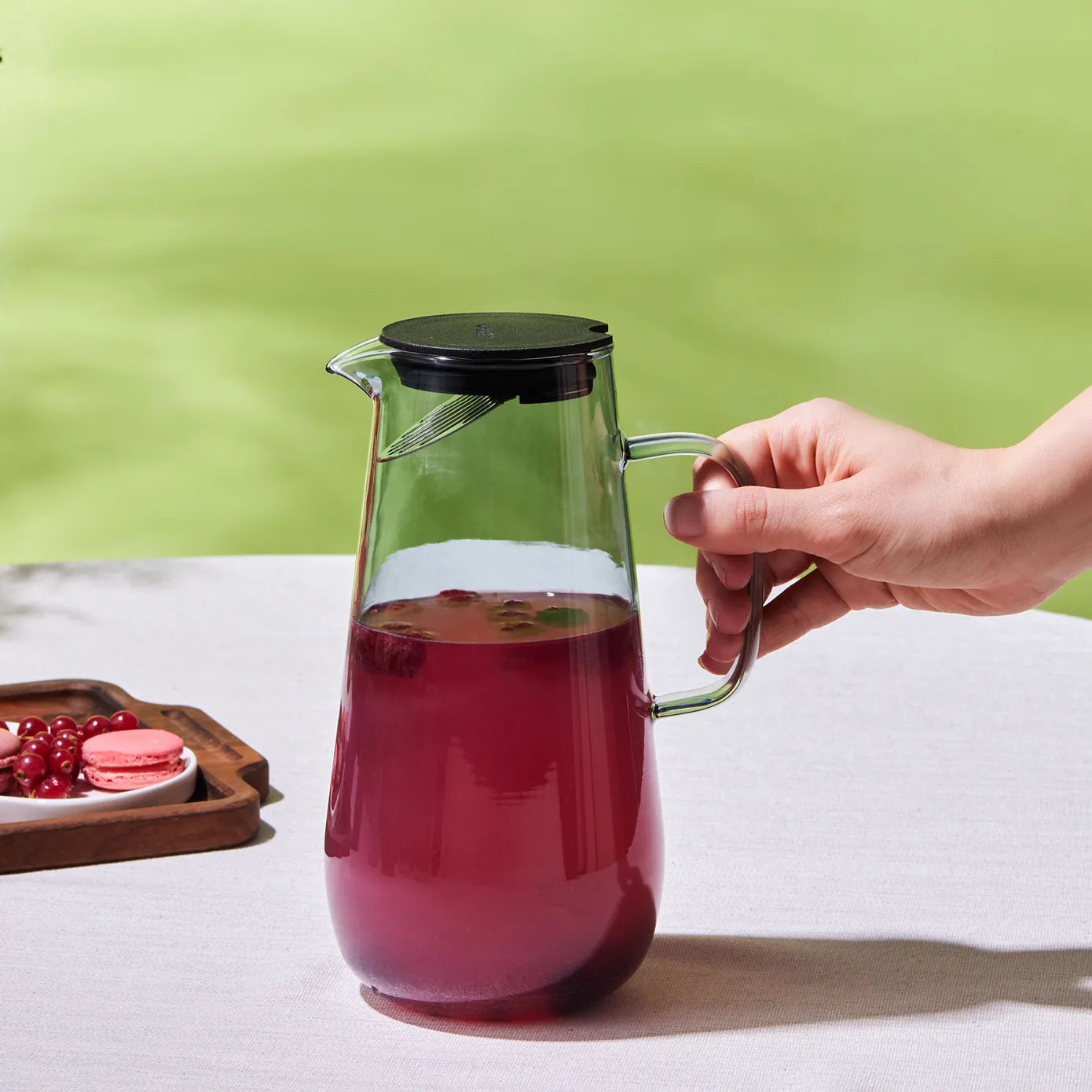 Karaca Parma 7-Piece Carafe & Glass Set, Blue – Elegant Serving