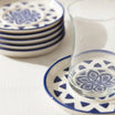 Grande Triangle 6-piece Tea Glass Saucer Set - Madame Coco JO