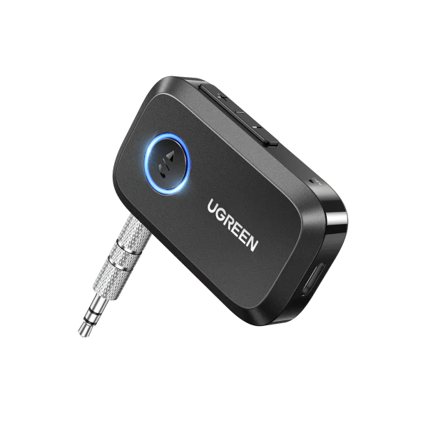 UGREEN 90748 Bluetooth 5.3 AUX 3.5mm Audio Receiver – 15H Battery