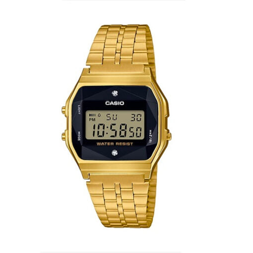 Casio Gold A159WGED-1DF Natural Diamond Digital