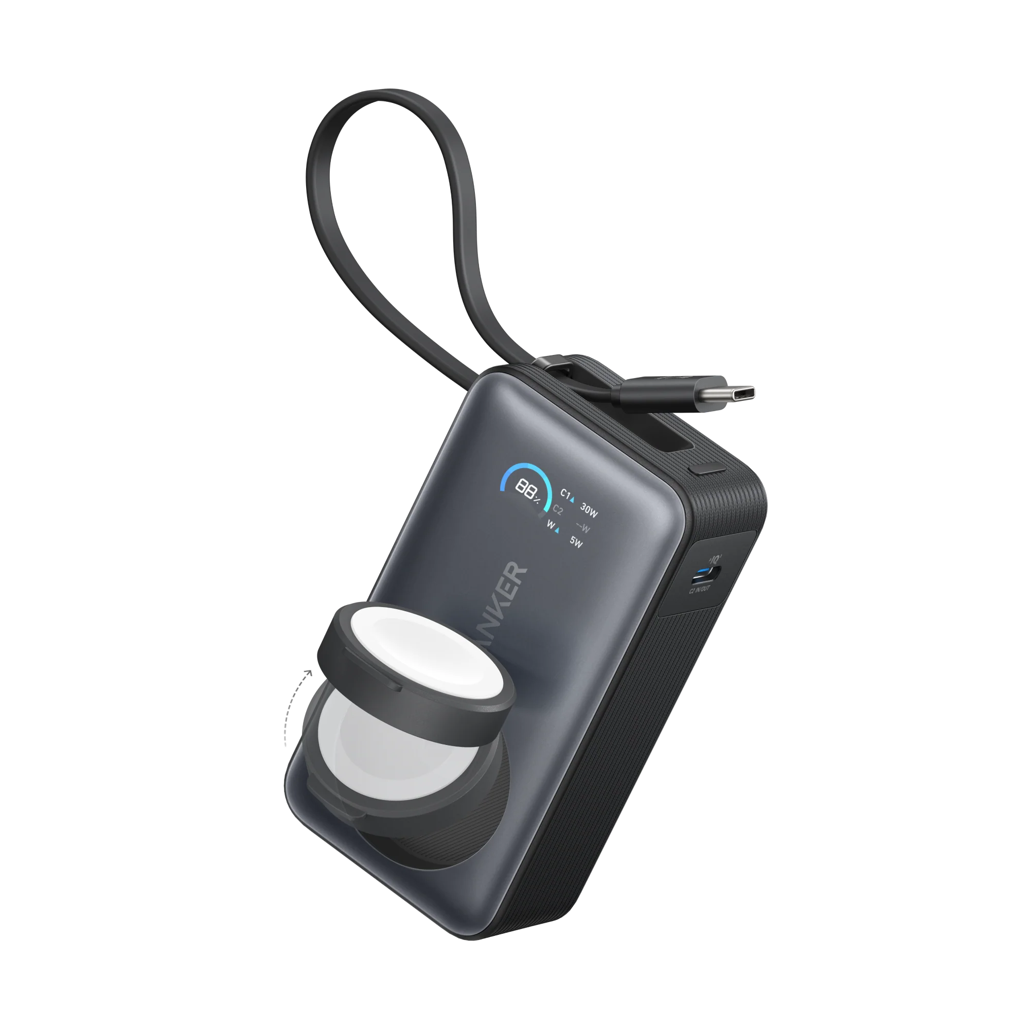 أنكر ماج جو بسعة 1000الف ميلي أمبير - شاحن 35واط مع شحن Apple Watch