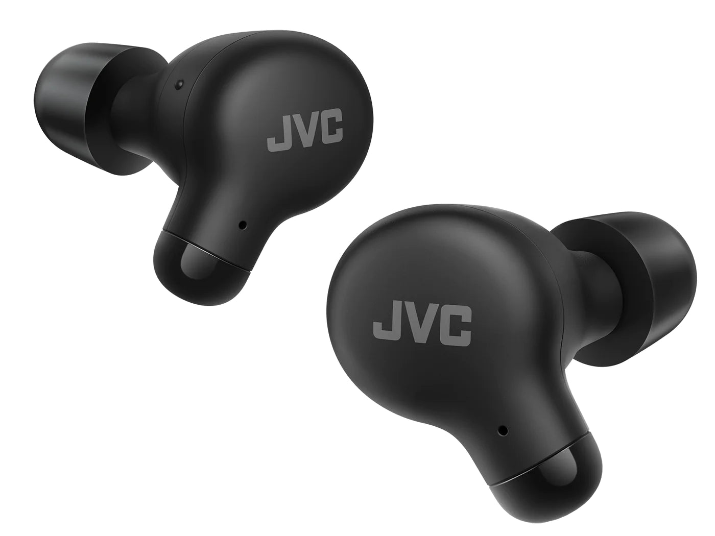 JVC TRUE WIRELESS MEMORY FOAM EARPHONES - BLACK
