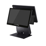 HAING A200S Dual 15.6-Inch POS Touchscreen Terminal with MSR, Core i7 10th Gen, 8GB RAM, 256GB SSD