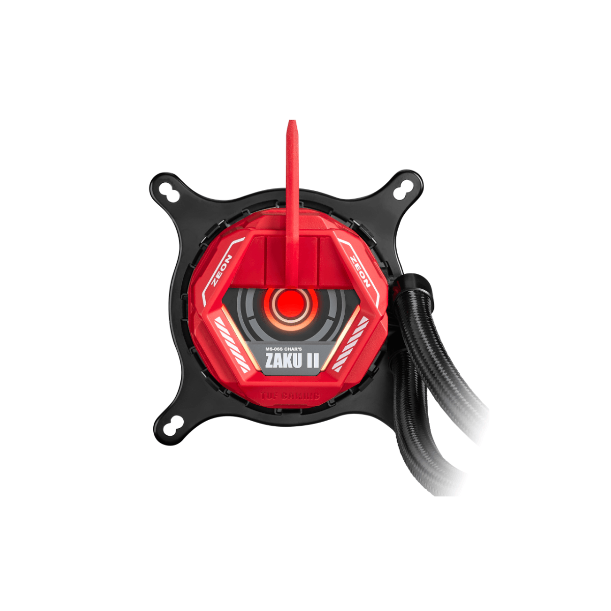 مبرد مائي سائل لوحدة المعالجة المركزية ASUS TUF Gaming LC 240 ZAKU II Edition الكل في واحد مع مراوح RGB وAura Sync ودعم LGA1700