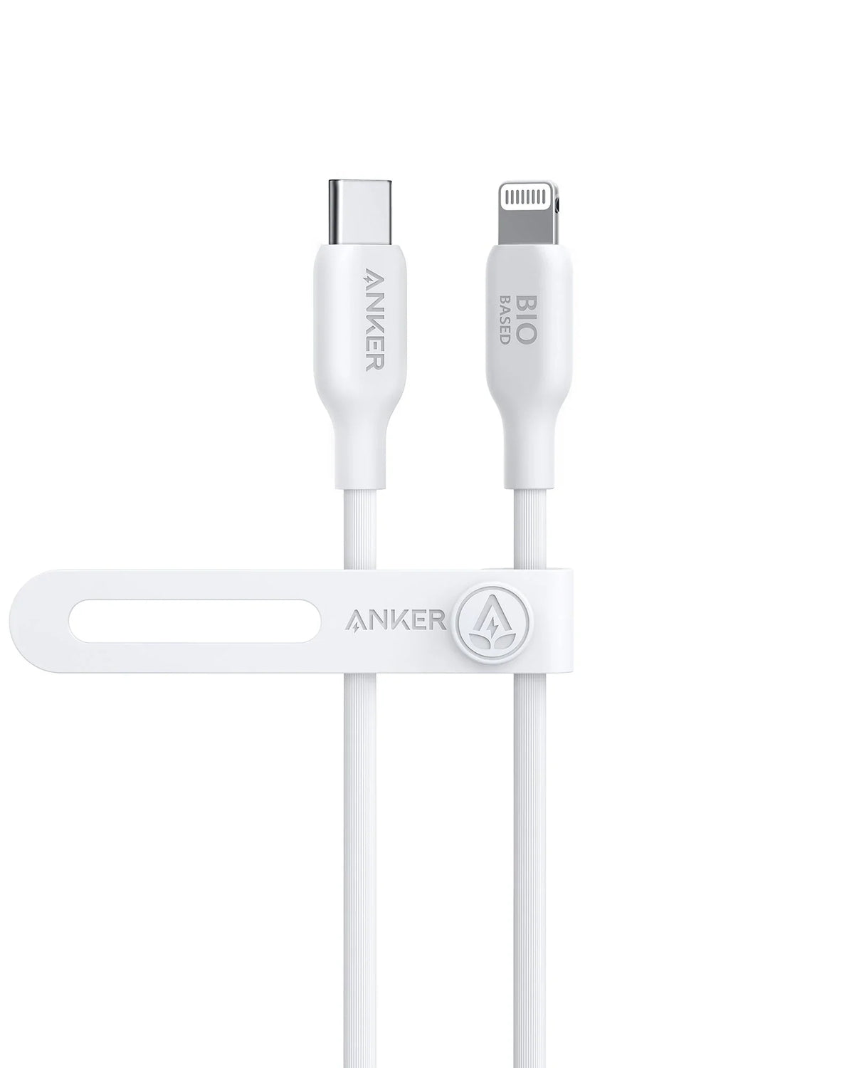 كابل Anker 542 USB-C إلى Lightning (Bio-Based 6ft) - أبيض