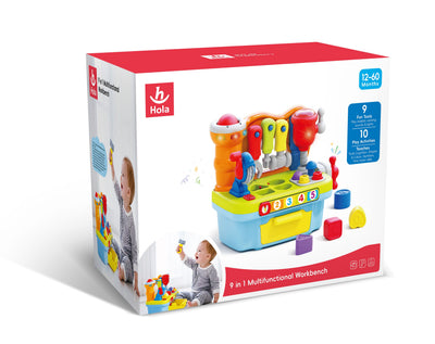 Hola 9-in-1 Multifunctional Toy Workbench | A907
