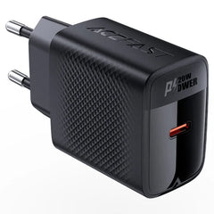ACEFAST A82 PD20W GaN Single USB-C Charger – Black