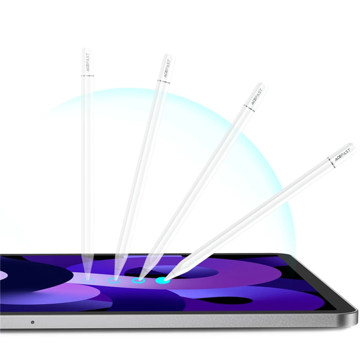 ACEFAST V3 Stylus Pencil for iPad – Magnetic Charging, Low Latency, Bluetooth Battery Display