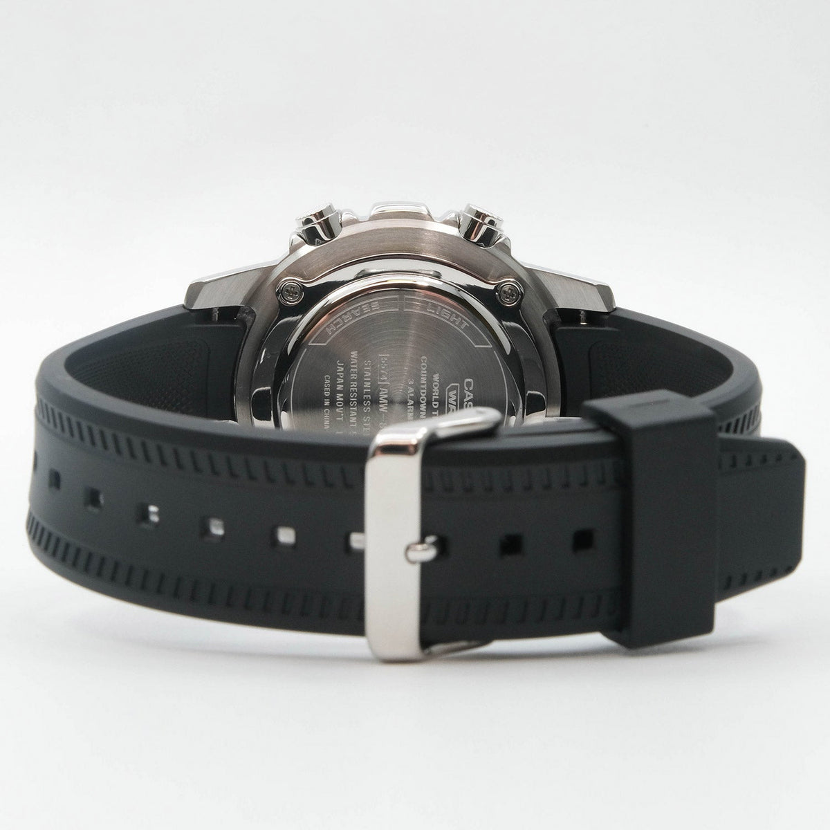 Casio AMW-880-1A Black Rubber Black Dial for Men