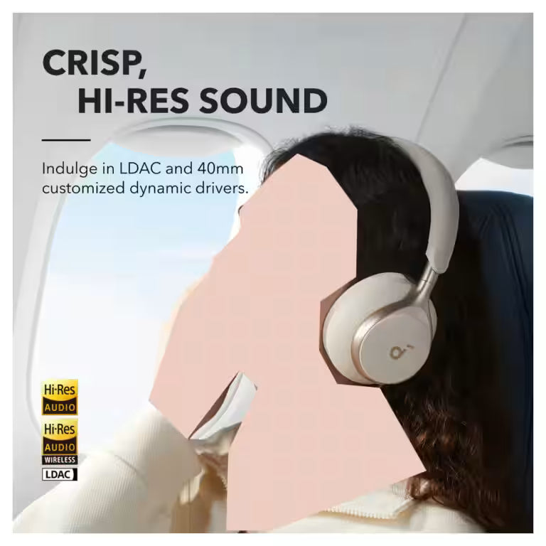 سماعات Soundcore Space One Pro لاسلكية مع إلغاء الضوضاء