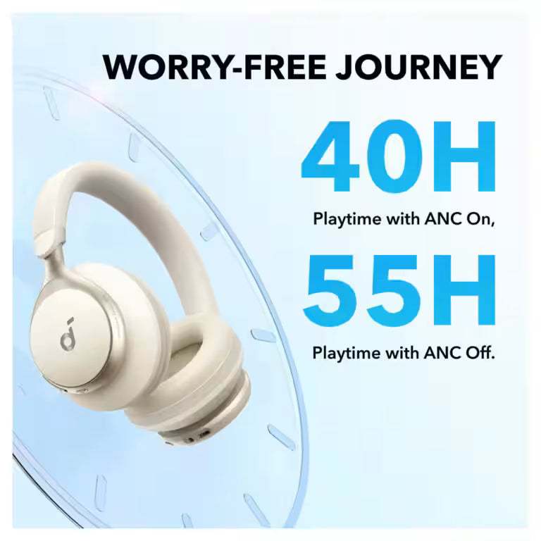 سماعات Soundcore Space One Pro لاسلكية مع إلغاء الضوضاء