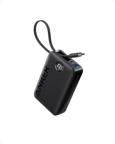 ANKER 20,000mAh Power Bank Built in USB C & Fast Charging - Black