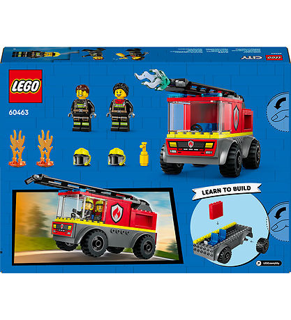 LEGO سيتي شاحنة إطفاء بسلم 60463 – 82 قطعة