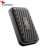 وحدة تخزين SSD خارجية ADATA RGB SE770G بسعة 512 جيجابايت ومنفذ USB3.2 Type-C لنقل البيانات بسرعة للألعاب والأغراض الشخصية (ASE770G-512GU32G2-CBK)