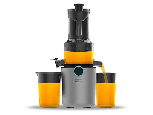 CECOTEC Juice&Live 1500 Slim Juicer 200W | Compact Stainless Steel Juicer