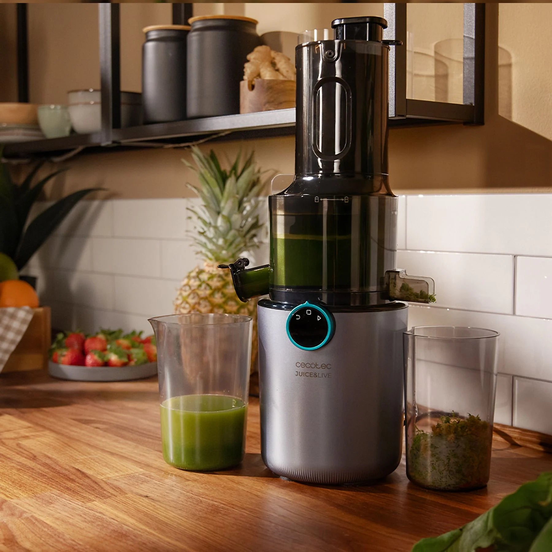 عصارة Cecotec Juice&Live 1500 Slim | 200 واط ستانلس ستيل