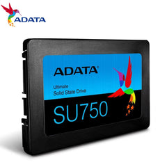 قرص SSD ADATA SU750 بسعة 512 جيجابايت باللون الأسود