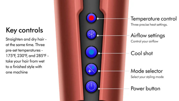 دايسون Airstrait – مكواة شعر بدون حرارة مفرطة