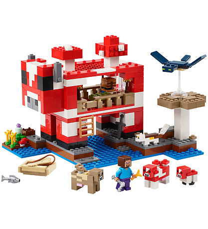 LEGO Minecraft منزل Mooshroom 21270 – 500 قطعة