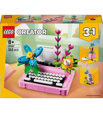 LEGO Creator آلة كاتبة مع زهور 3 في 1 – 363 قطعة