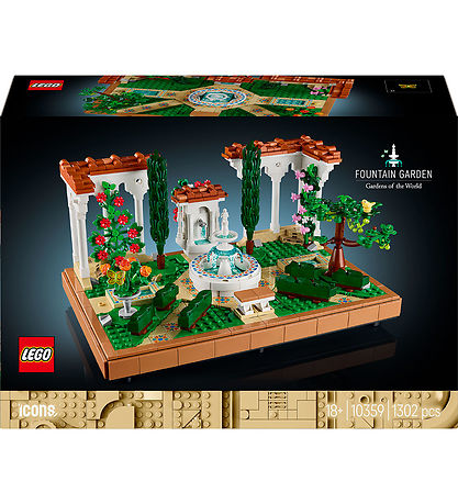 LEGO® Fountain Garden 10359 - حديقة نافورة 1302 قطعة