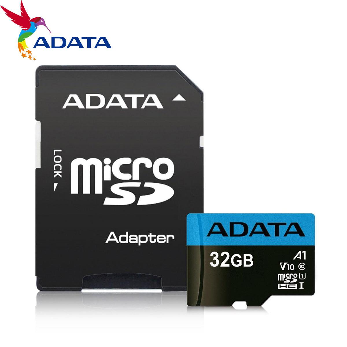 بطاقة ذاكرة ADATA MICROSDHC سعة 32 جيجابايت UHS-I CLASS10 بسعر 85 دولارًا أمريكيًا