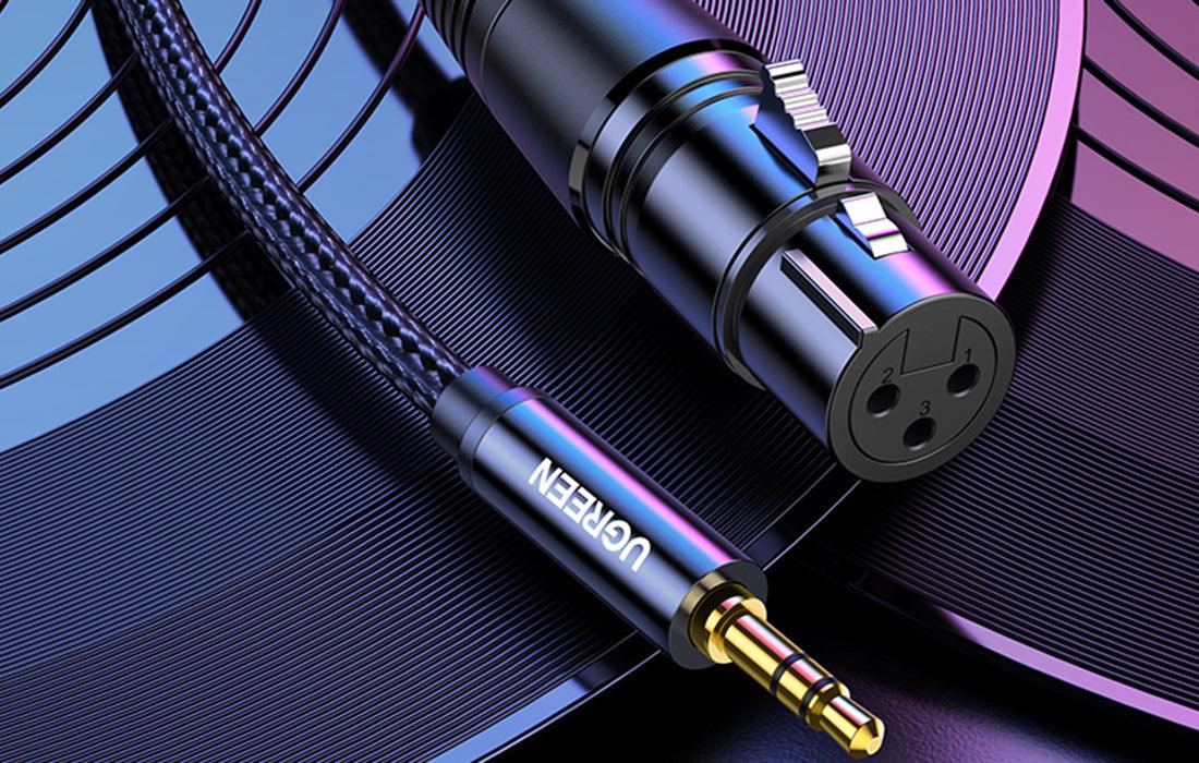UGREEN 3.5mm Three-Pole Male to XLR Female Audio Cable 2m AV182