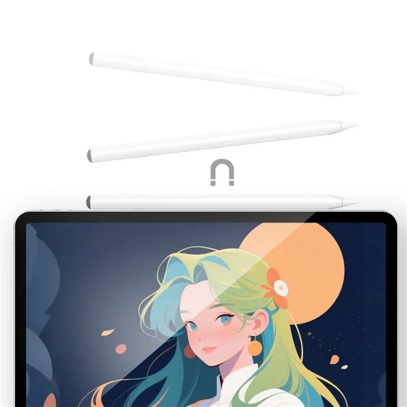 ACEFAST V2 Stylus Capacitive Pen for iPad – Active Recognition, Magnetic, USB-C Charging (White)