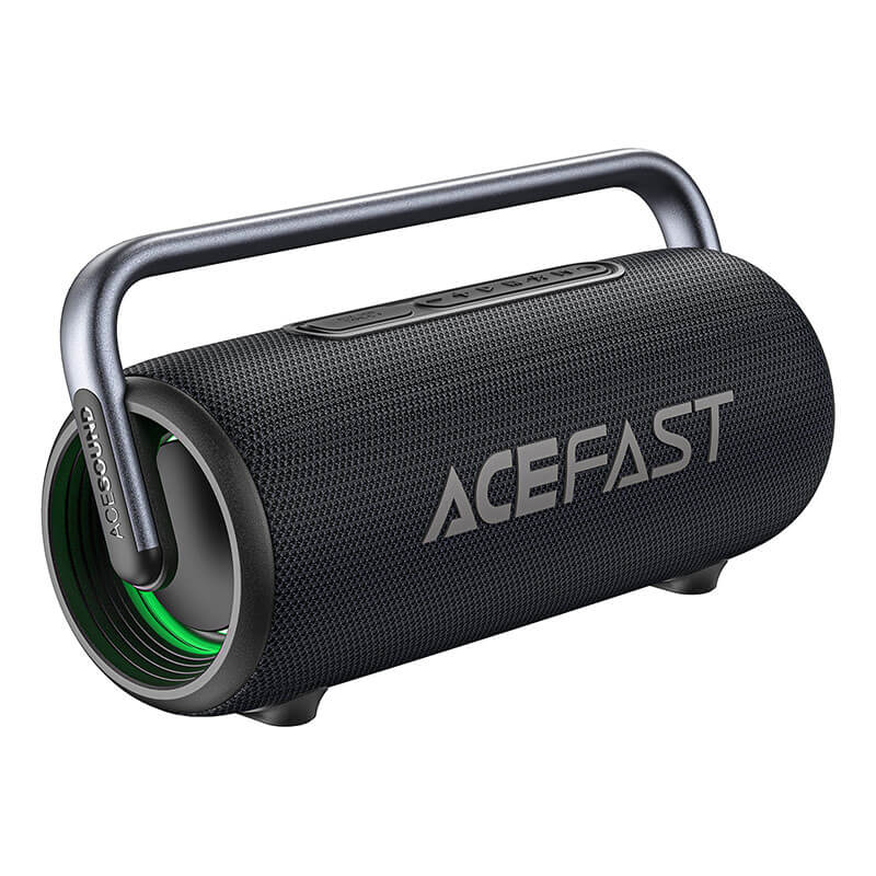 ACEFAST Portable Bluetooth Speaker – Powerful Sound with LED Light Ring