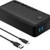باور بانك أنكر 347 (PowerCore 40K) 30 وات PD - أسود