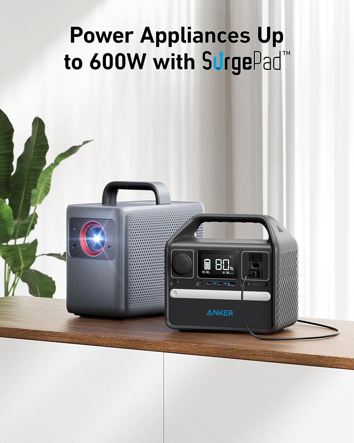Anker 522 Portable Power Station 299Wh for Camping & Travel