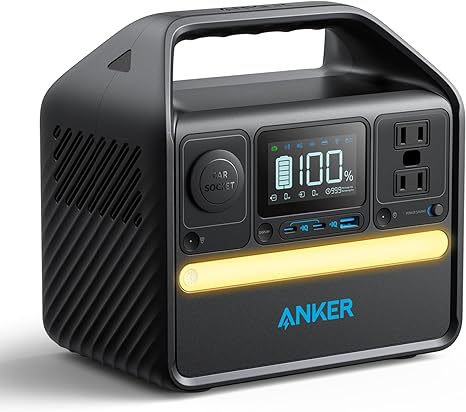 Anker 522 Portable Power Station 299Wh for Camping & Travel - Black