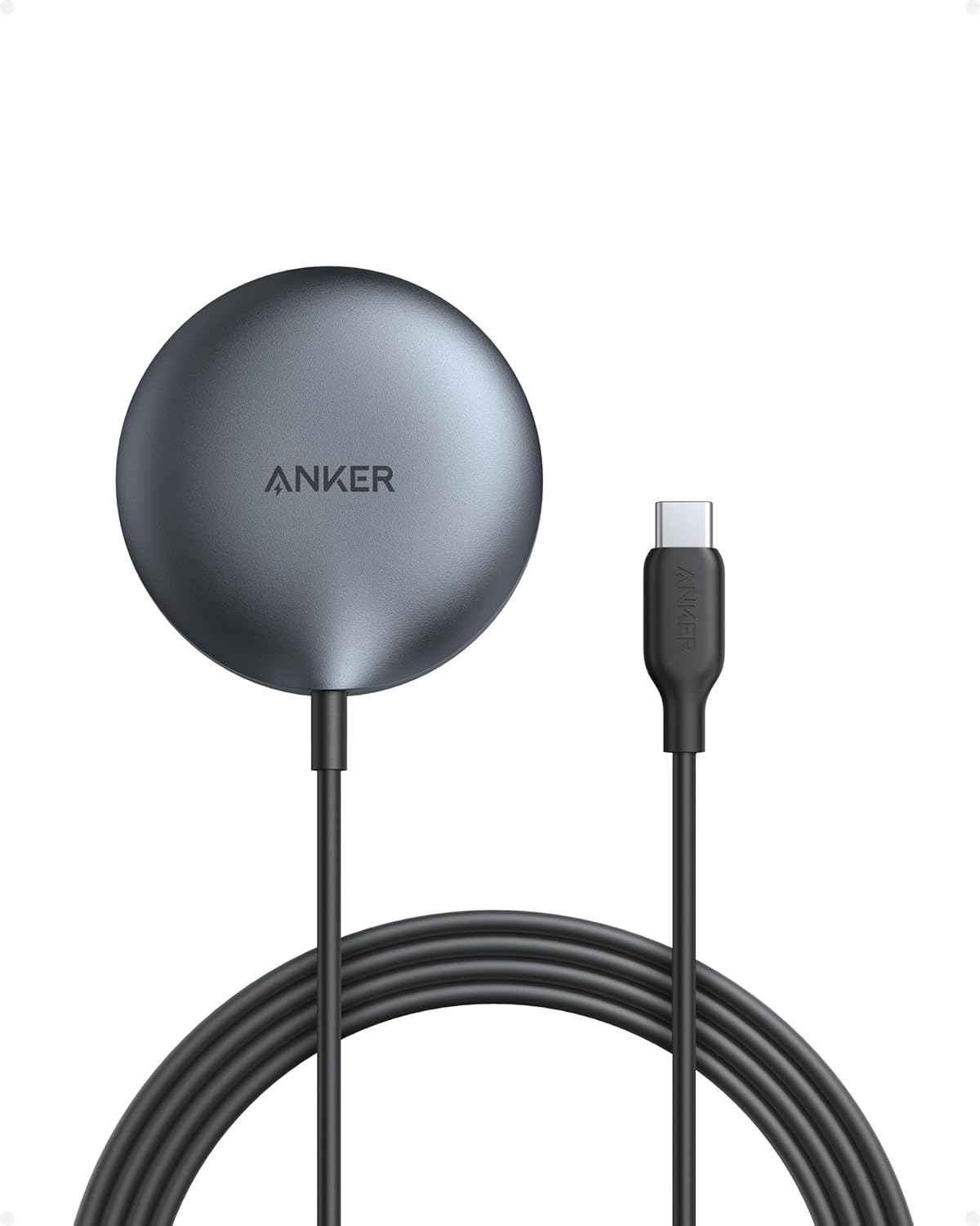 Anker MagGo Wireless Charger Pad 15W Fast Charging - Black