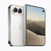 Apple iPhone Duo in Star White and Night Sky, folded and unfolded