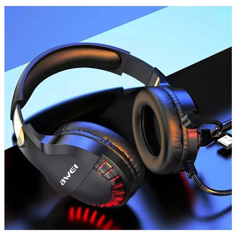 AWEI E-SPORTS WIRED GAMING HEADSET - Black